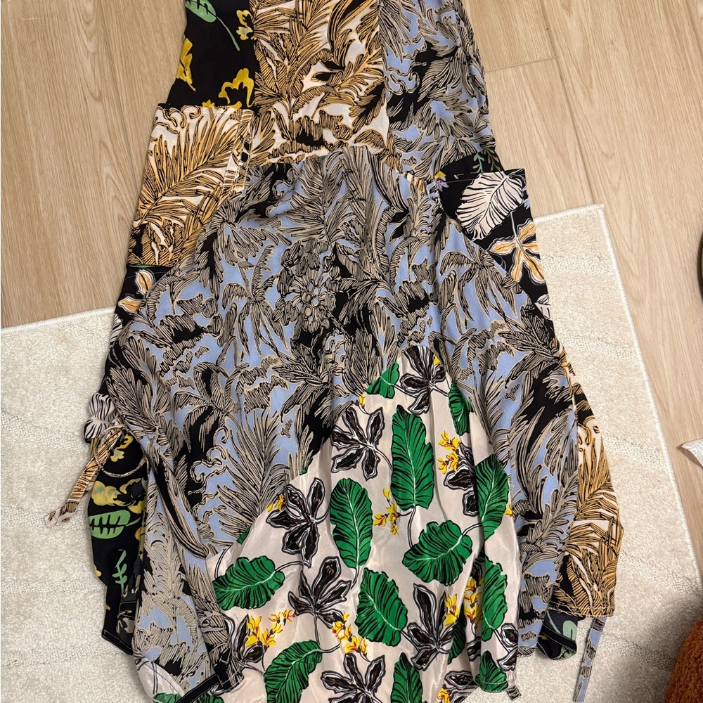 3.1 Phillip Lim Tropical Print Maxi Skirt
